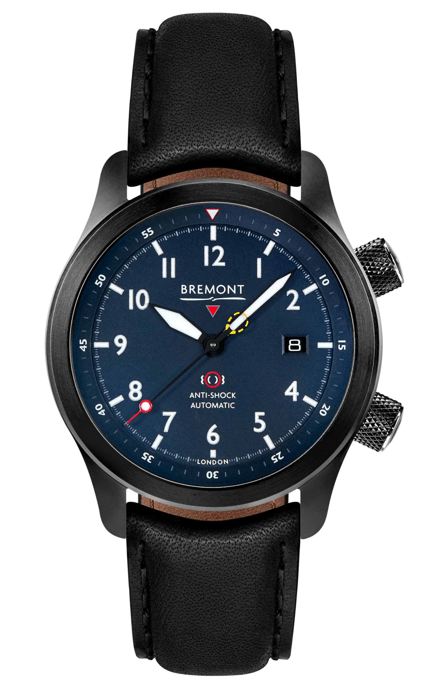 Bremont Watch Company Configurator MBII Custom DLC, Blue Dial with Dark Blue Barrel & Open Case Back