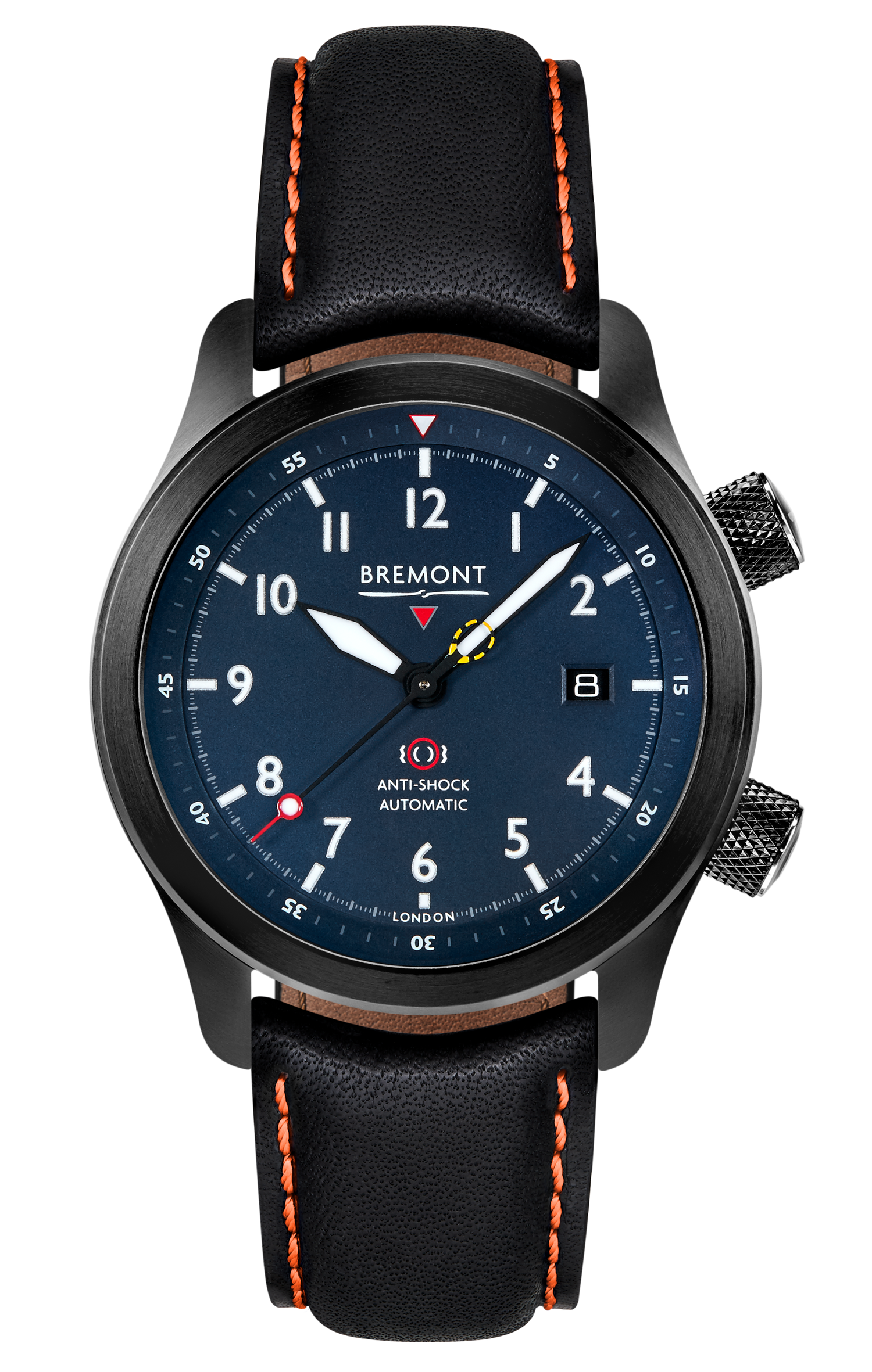 Bremont Watch Company Configurator MBII Custom DLC, Blue Dial with Dark Blue Barrel & Open Case Back