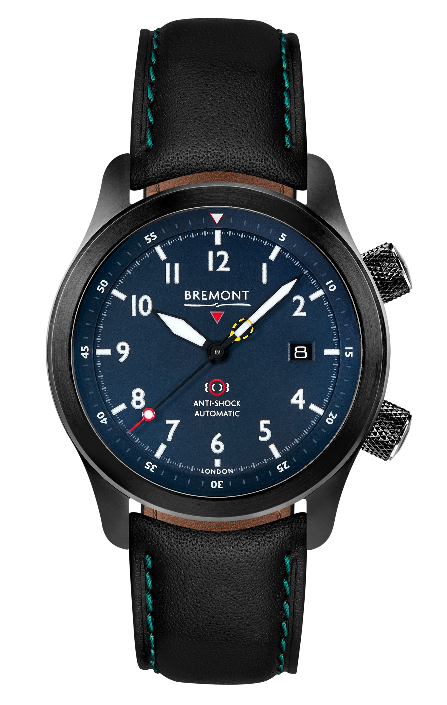 Bremont Watch Company Configurator MBII Custom DLC, Blue Dial with Dark Blue Barrel & Open Case Back