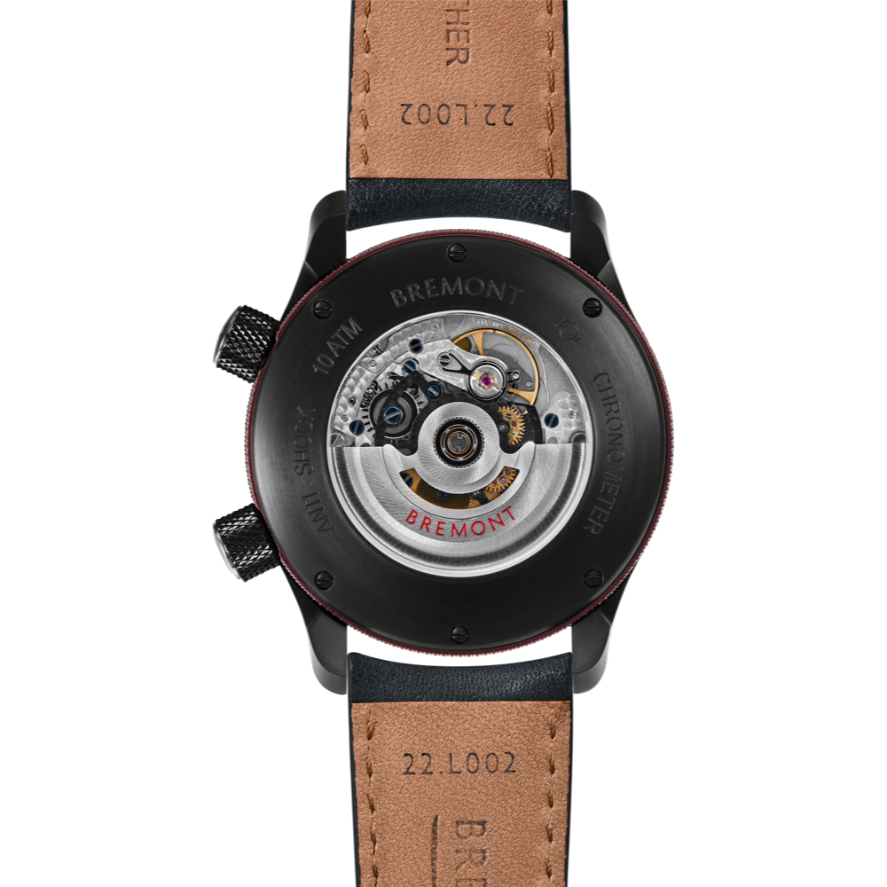 MBII Custom DLC, Black Dial with Anthracite Barrel & Open Case Back