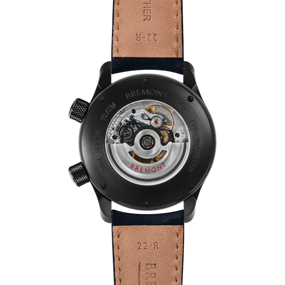 MBII Custom DLC, Black Dial with Titanium Barrel & Open Case Back