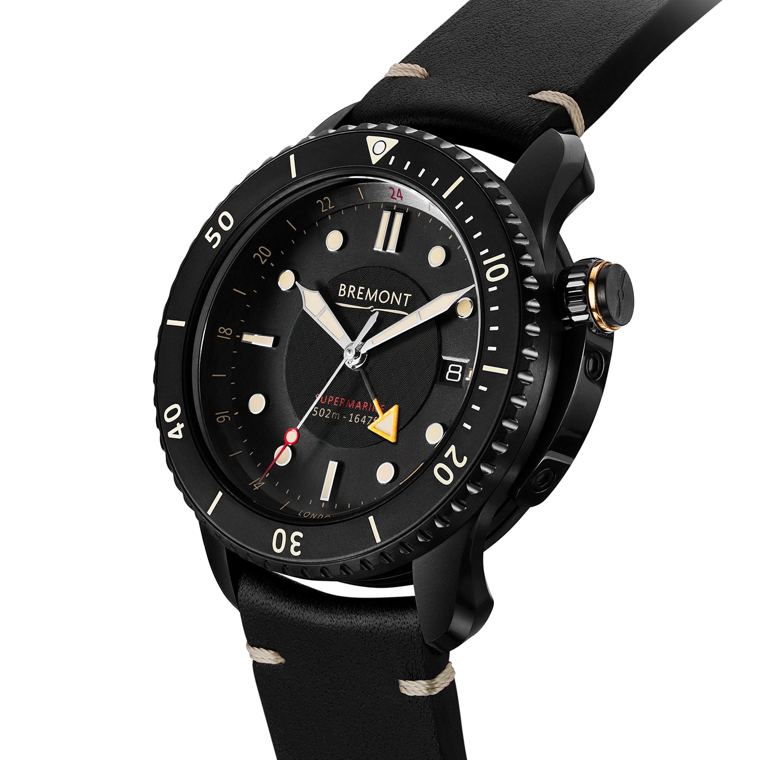 Supermarine S502 Jet DLC Diving Watch