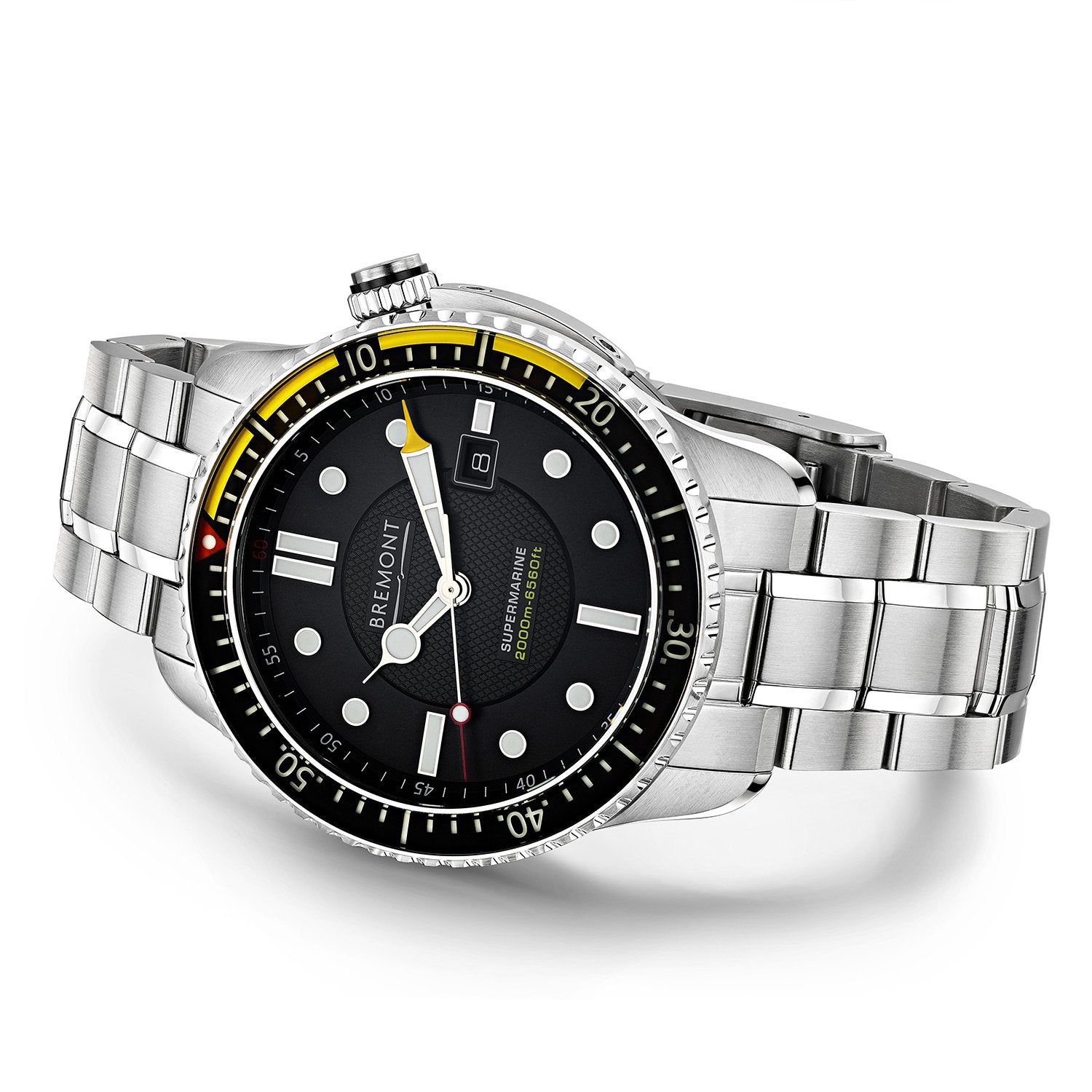 S2000 Yellow Supermarine Diving Watch Bracelet